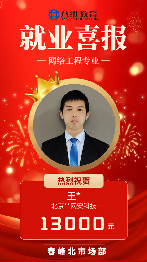 八維職業(yè)學校網(wǎng)絡工程專業(yè)最新喜報來襲